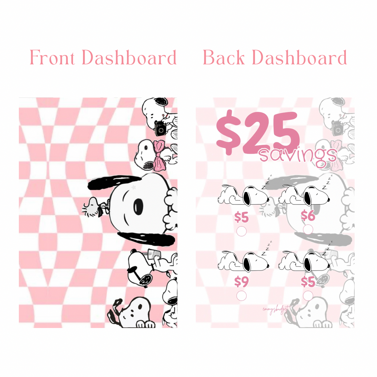 Pink Snoopy (A5)