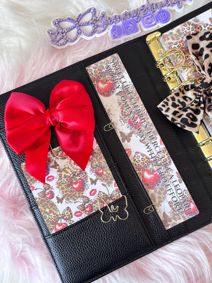 15K Leopard Luxe and Cherry Bows