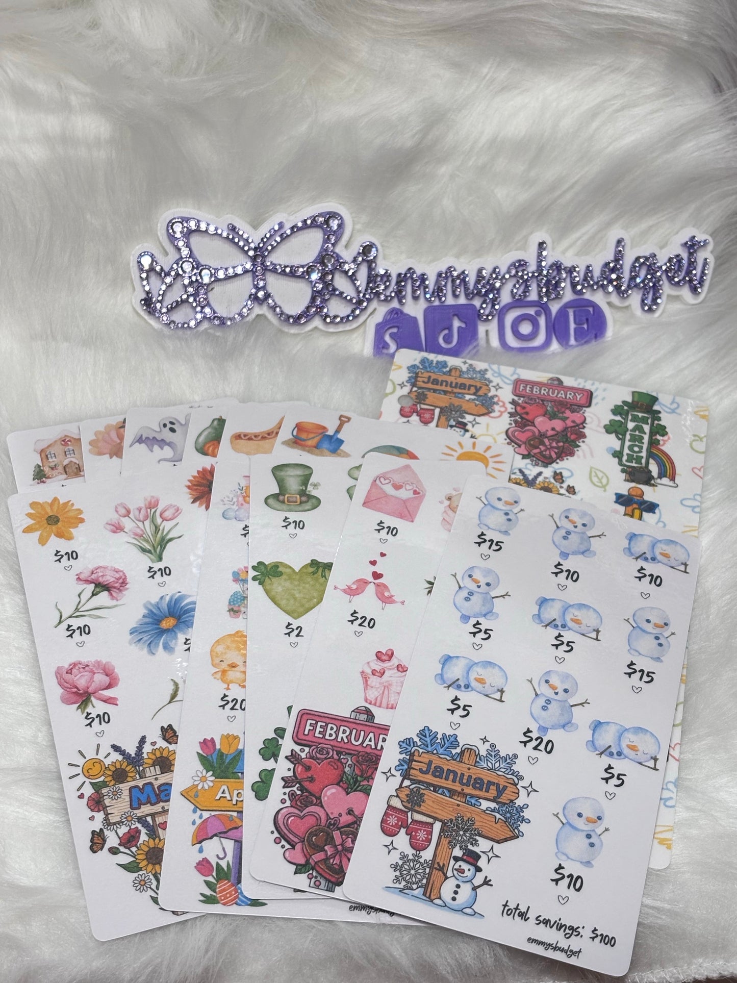 Monthly Savings Challenge Bundle