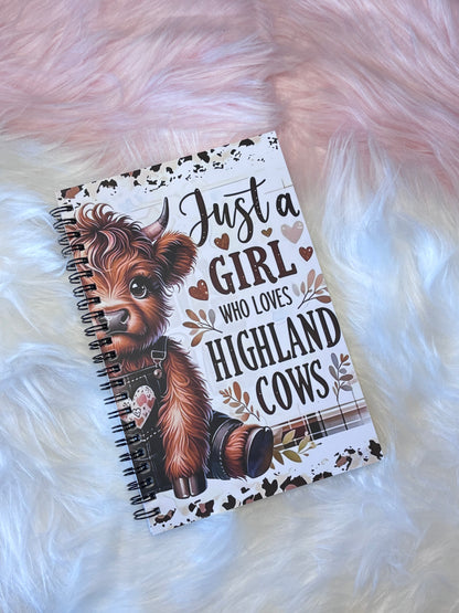 Highland Cow Notebook