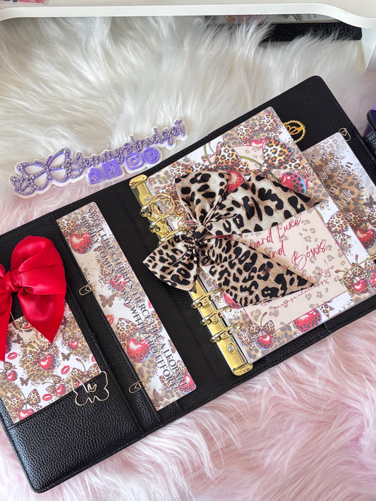 15K Leopard Luxe and Cherry Bows