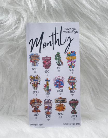 Monthly Savings Challenge Bundle