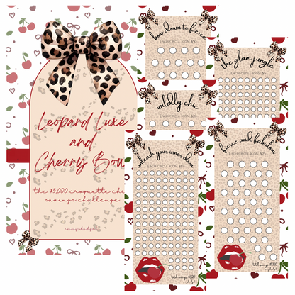 5K Leopard Luxe and Cherry Bows