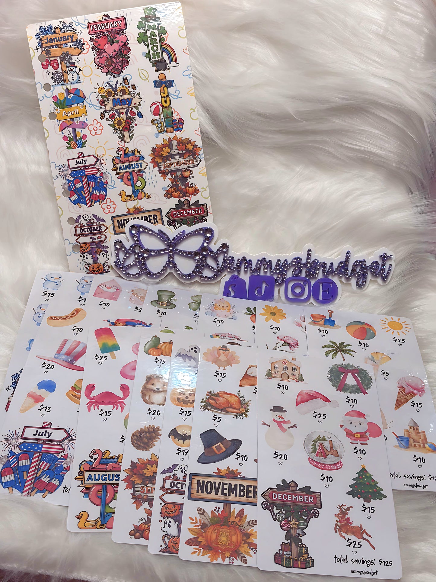 Monthly Savings Challenge Bundle