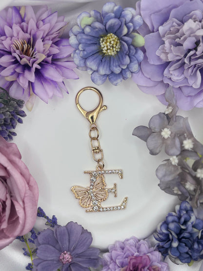 Butterfly Letter Binder Charm