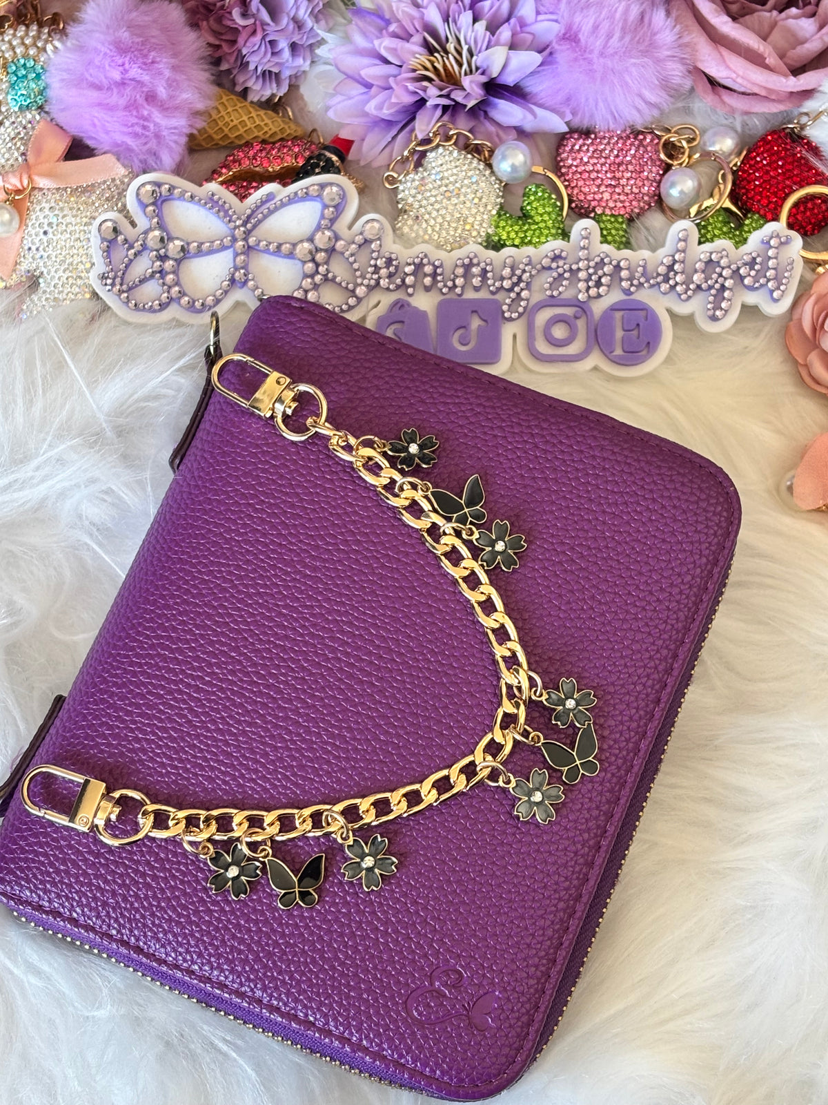 Butterfly Flower Charms