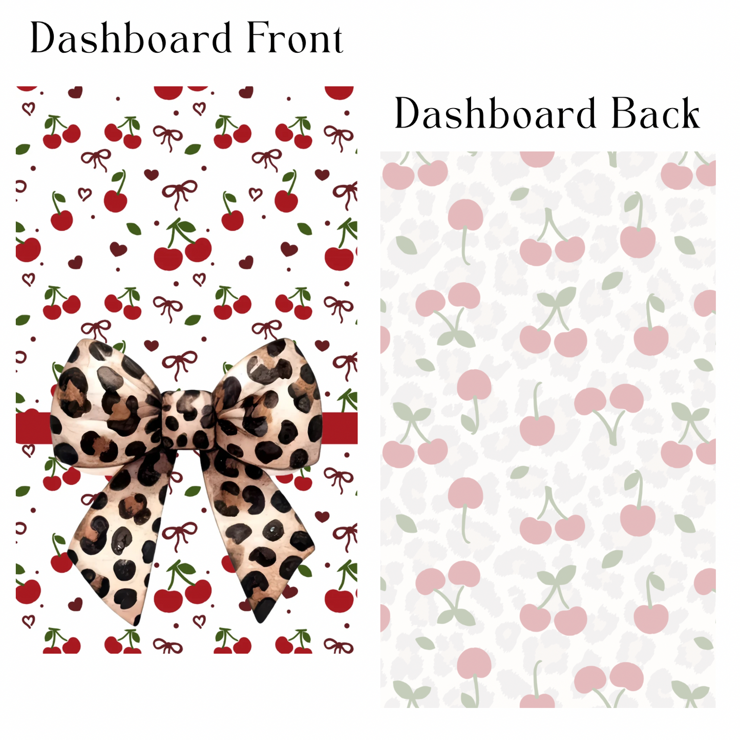 5K Leopard Luxe and Cherry Bows
