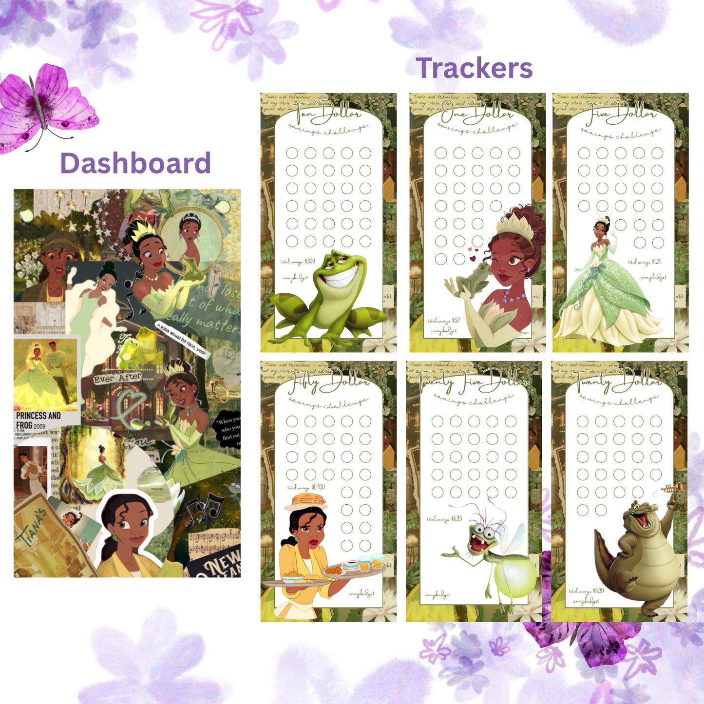 A6 Character Bundles - Clear Binders