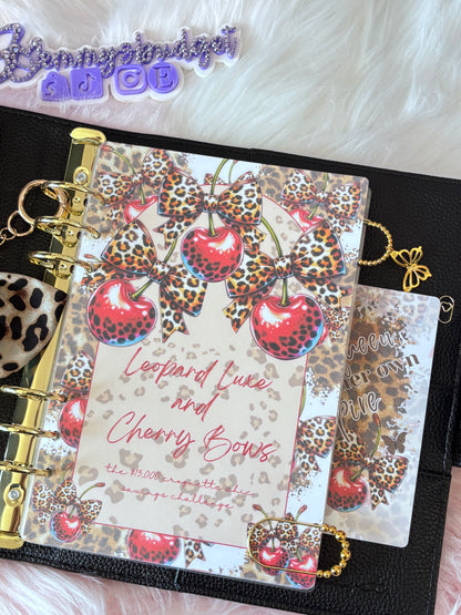 15K Leopard Luxe and Cherry Bows