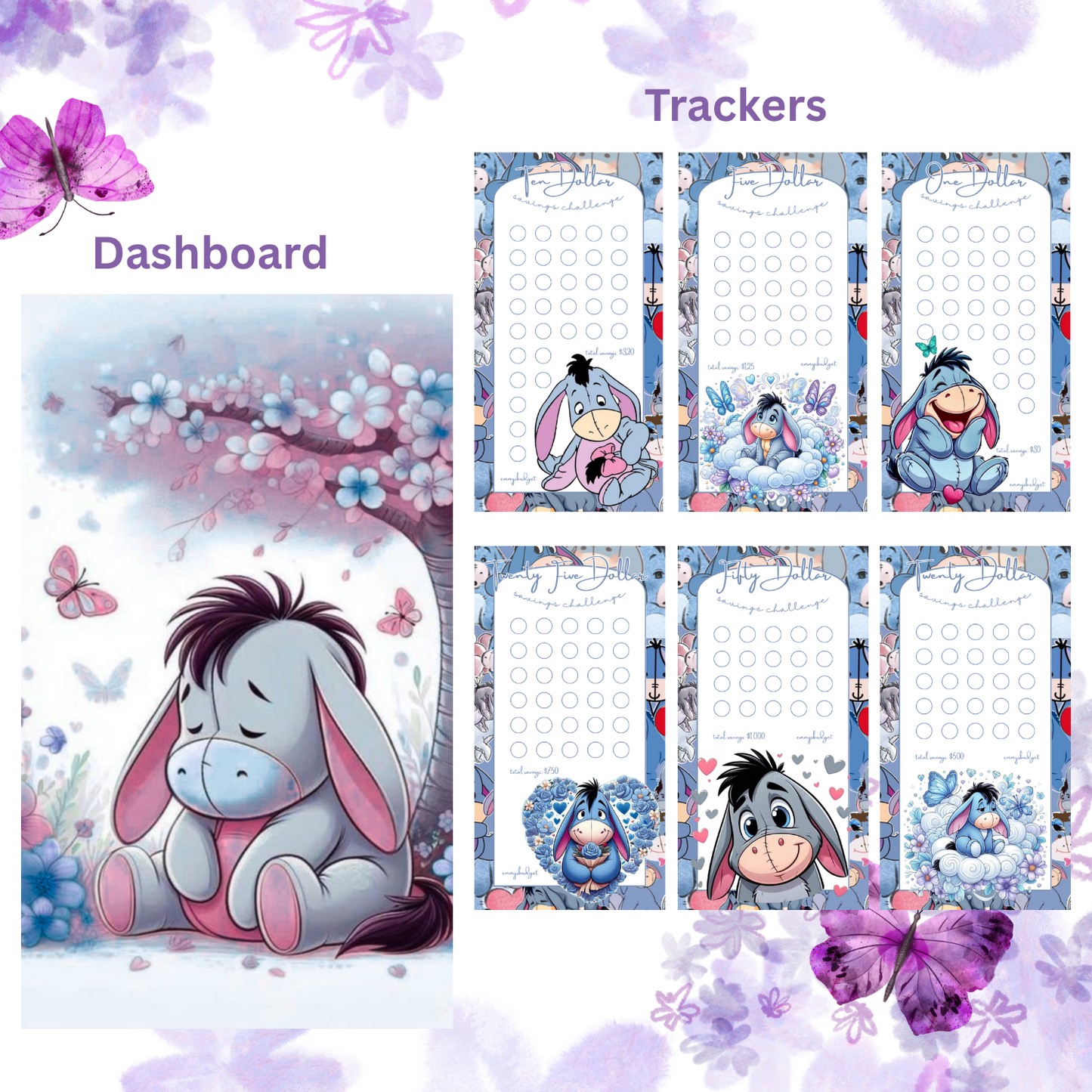 A6 Character Bundles - Clear Binders