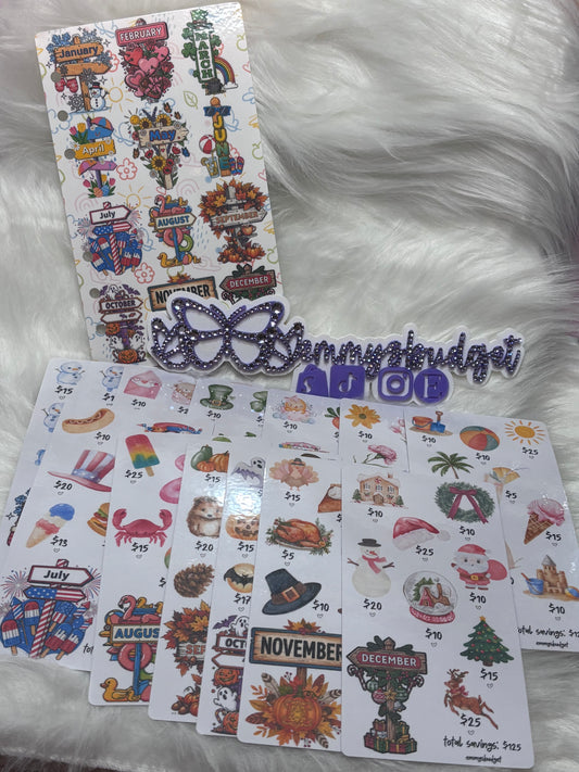 Monthly Savings Challenge Bundle