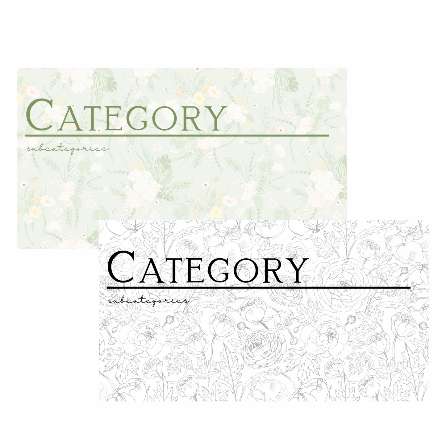 Flowers in Bloom (A6 Cash Envelopes)