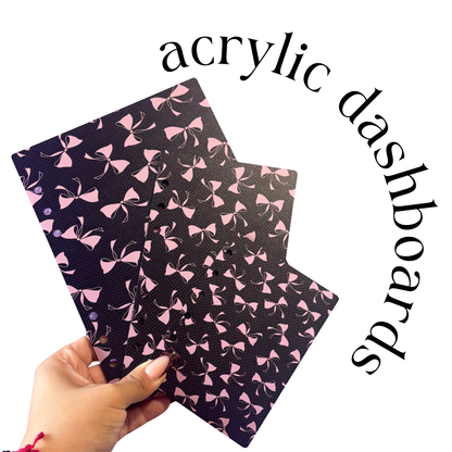 Acrylic Dashboards