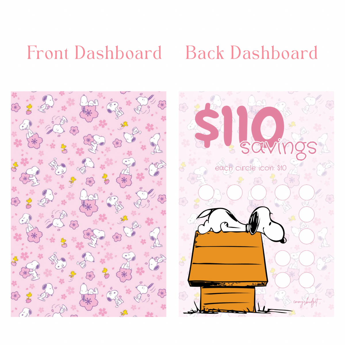 Pink Snoopy (A5)