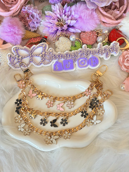 Butterfly Flower Charms