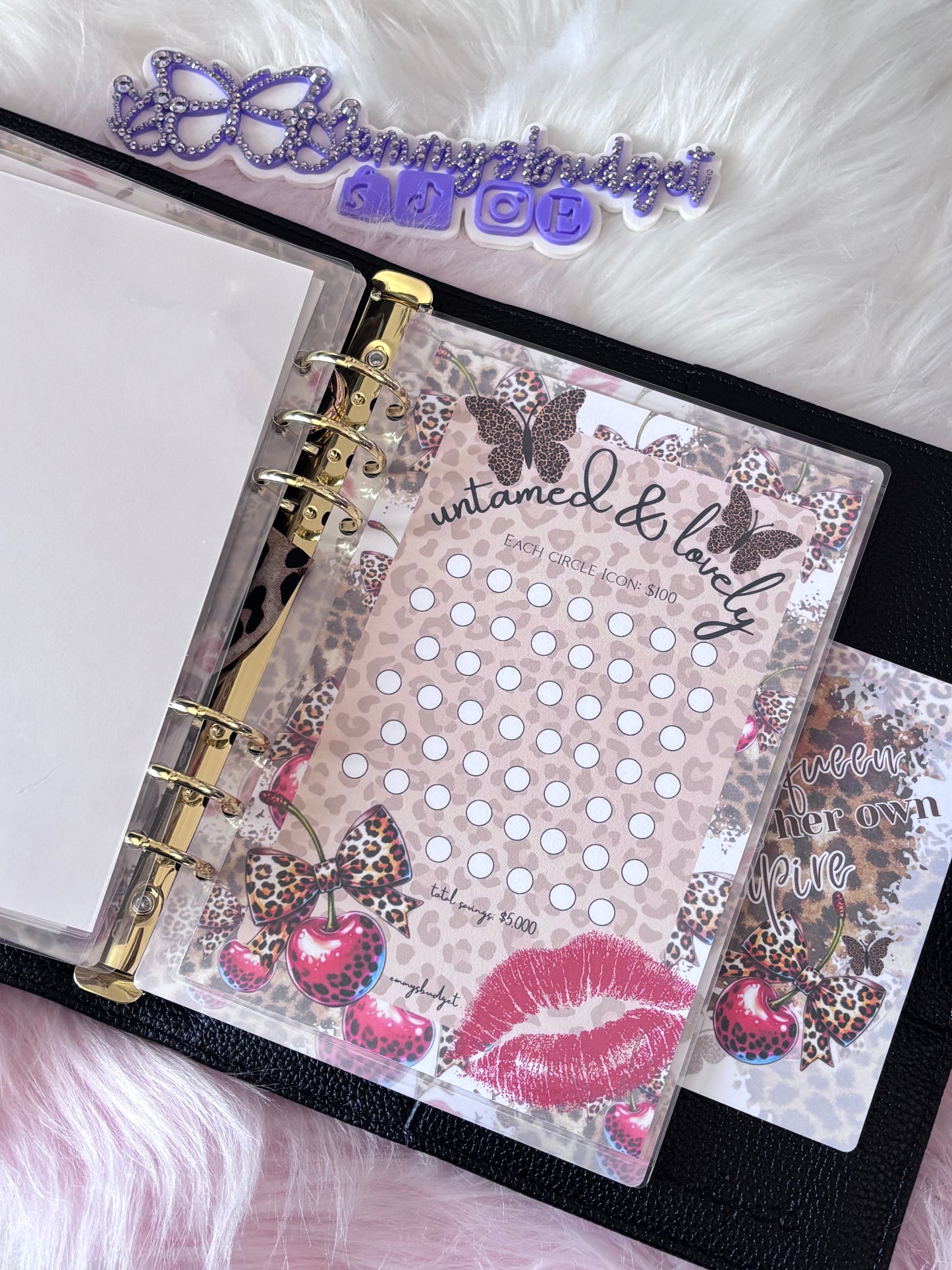 15K Leopard Luxe and Cherry Bows