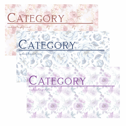 Flowers in Bloom (A6 Cash Envelopes)