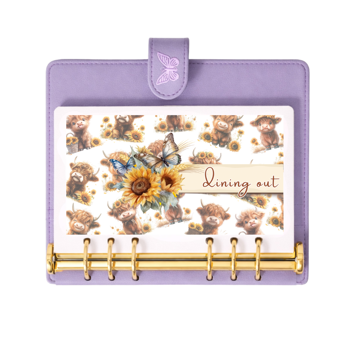 Highland Cows & Sunflowers