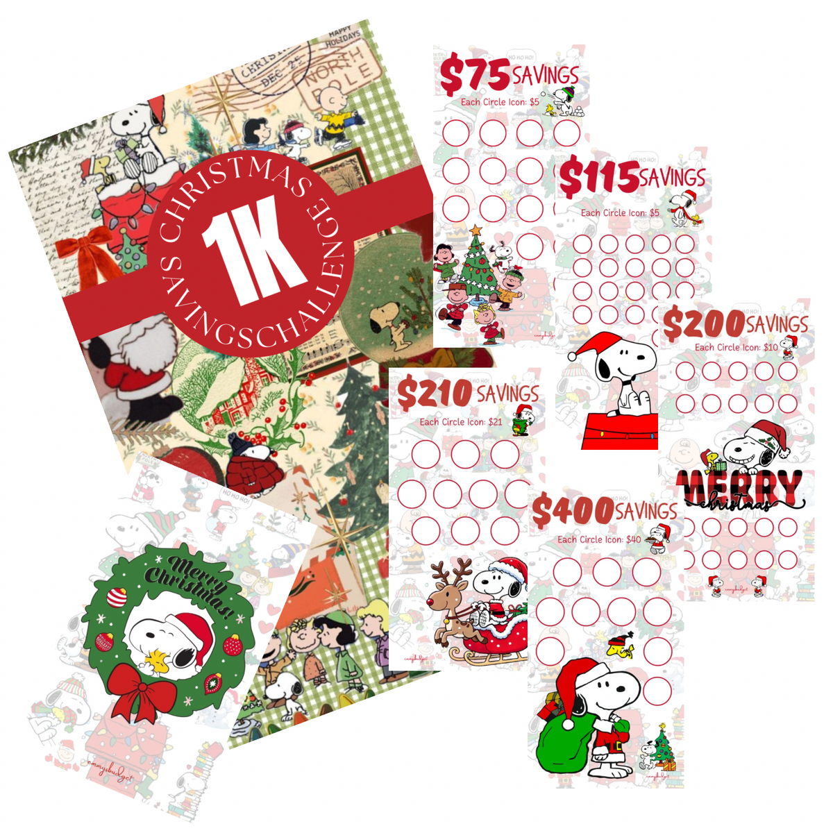1K Snoopy Christmas