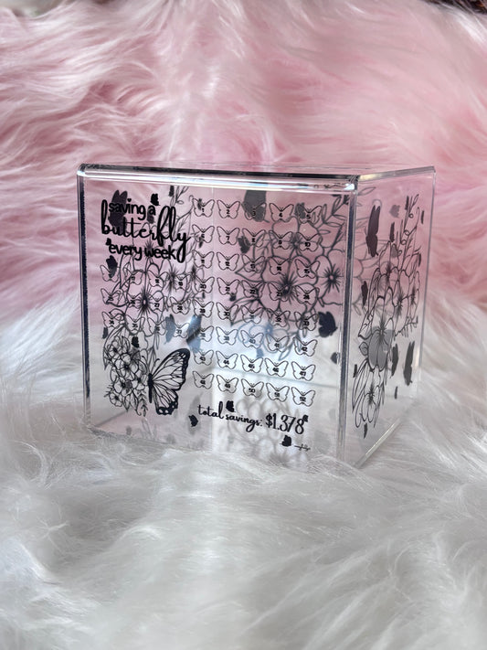 Saving a Butterfly Every Week Acrylic Box