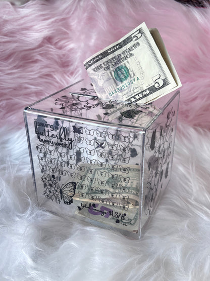 Saving a Butterfly Every Week Acrylic Box