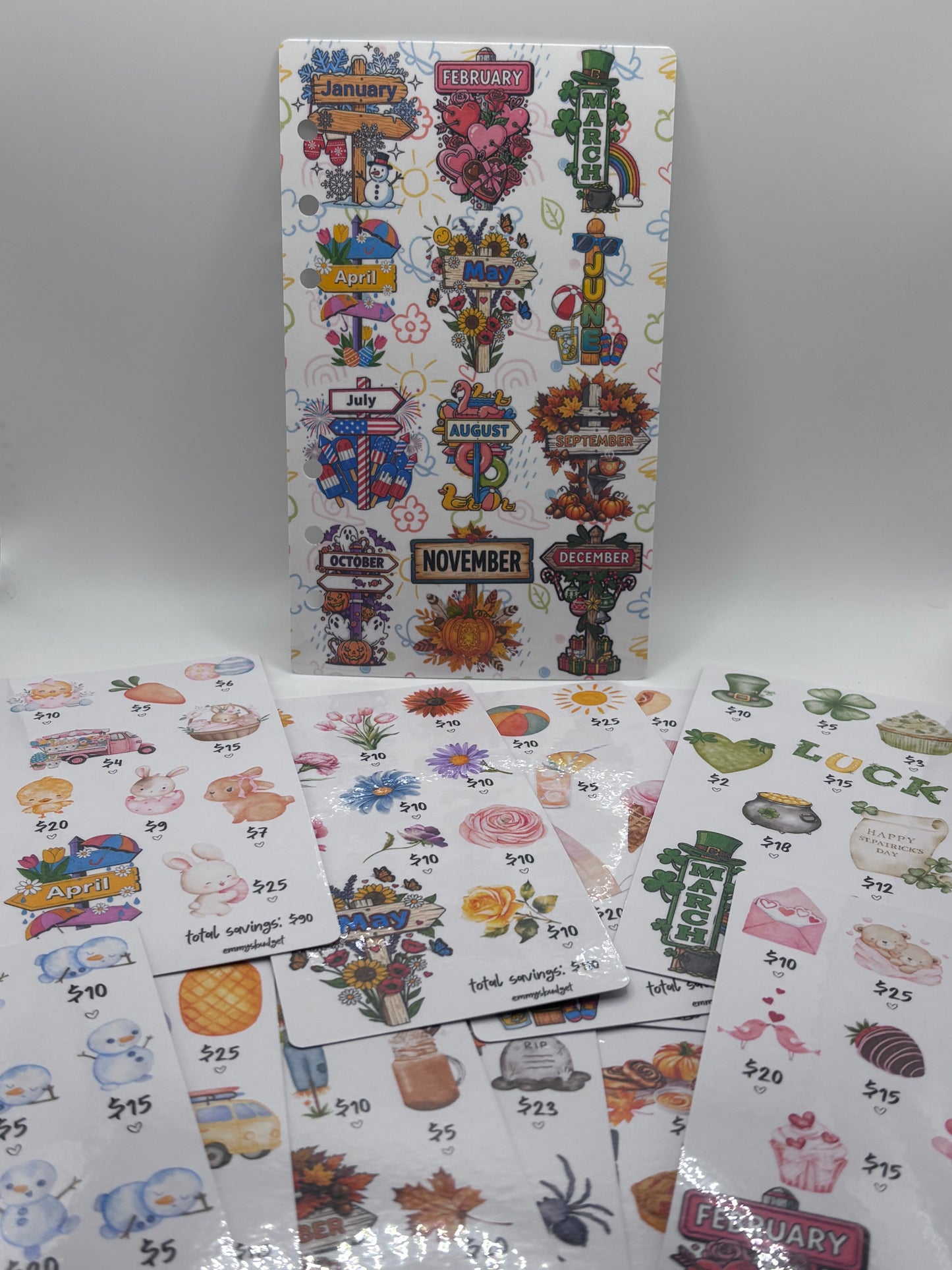 Monthly Savings Challenge Bundle