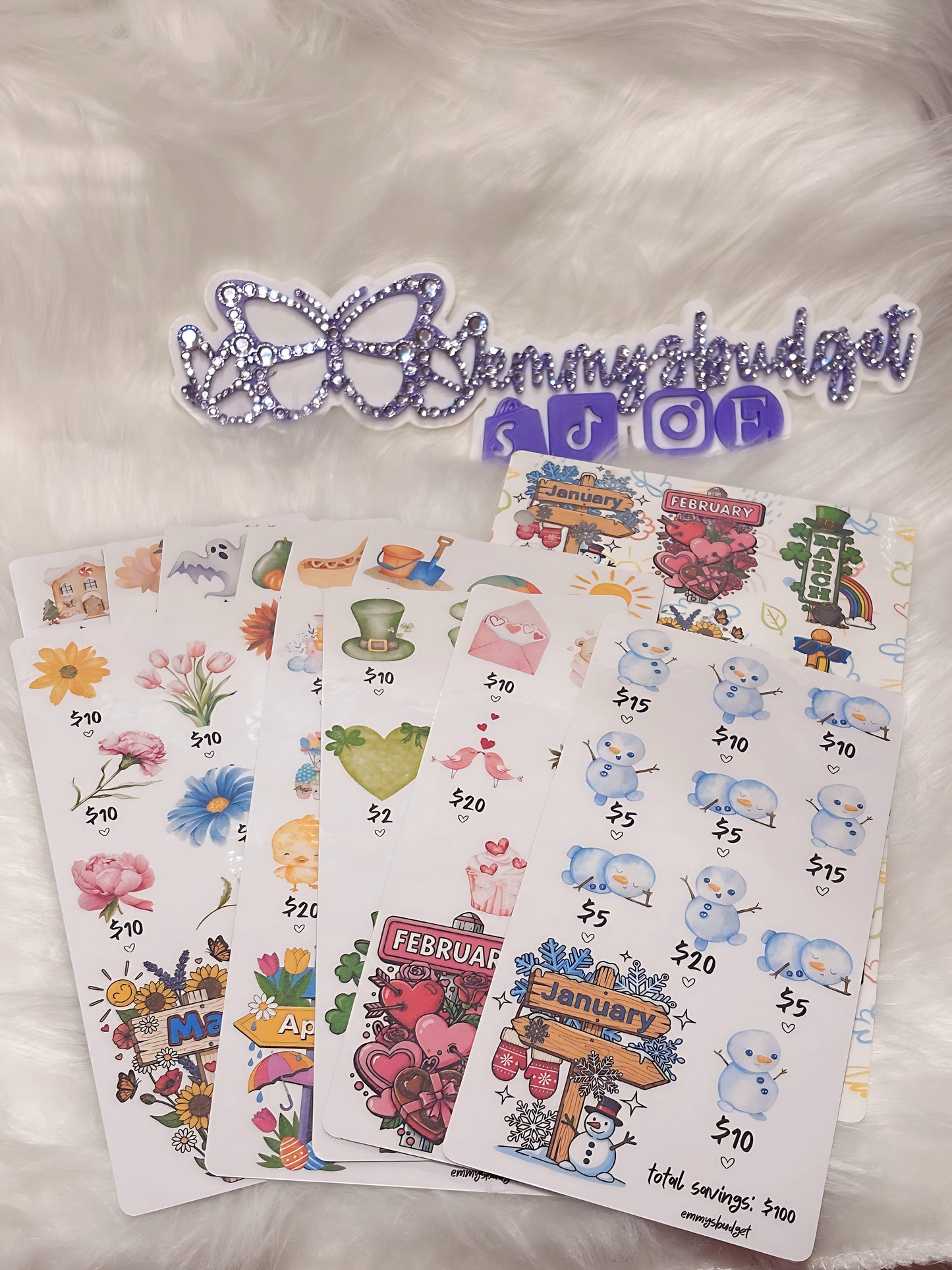 Monthly Savings Challenge Bundle