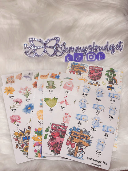 Monthly Savings Challenge Bundle