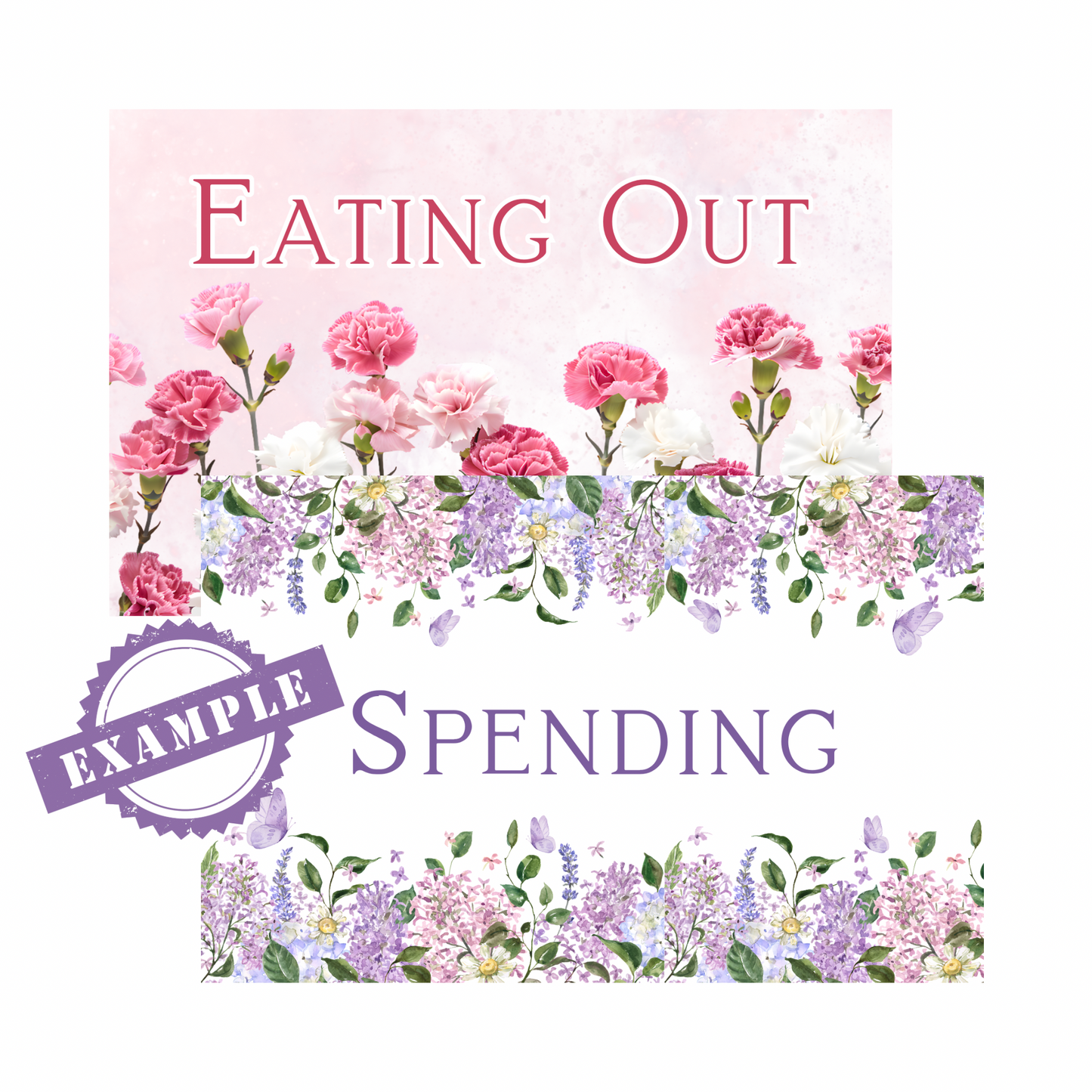 Garden of Butterfly's (A7 Cash Envelopes)
