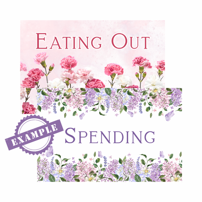 Garden of Butterfly's (A7 Cash Envelopes)