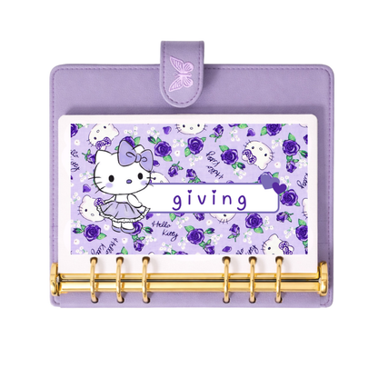 Hello Kitty Purple Roses
